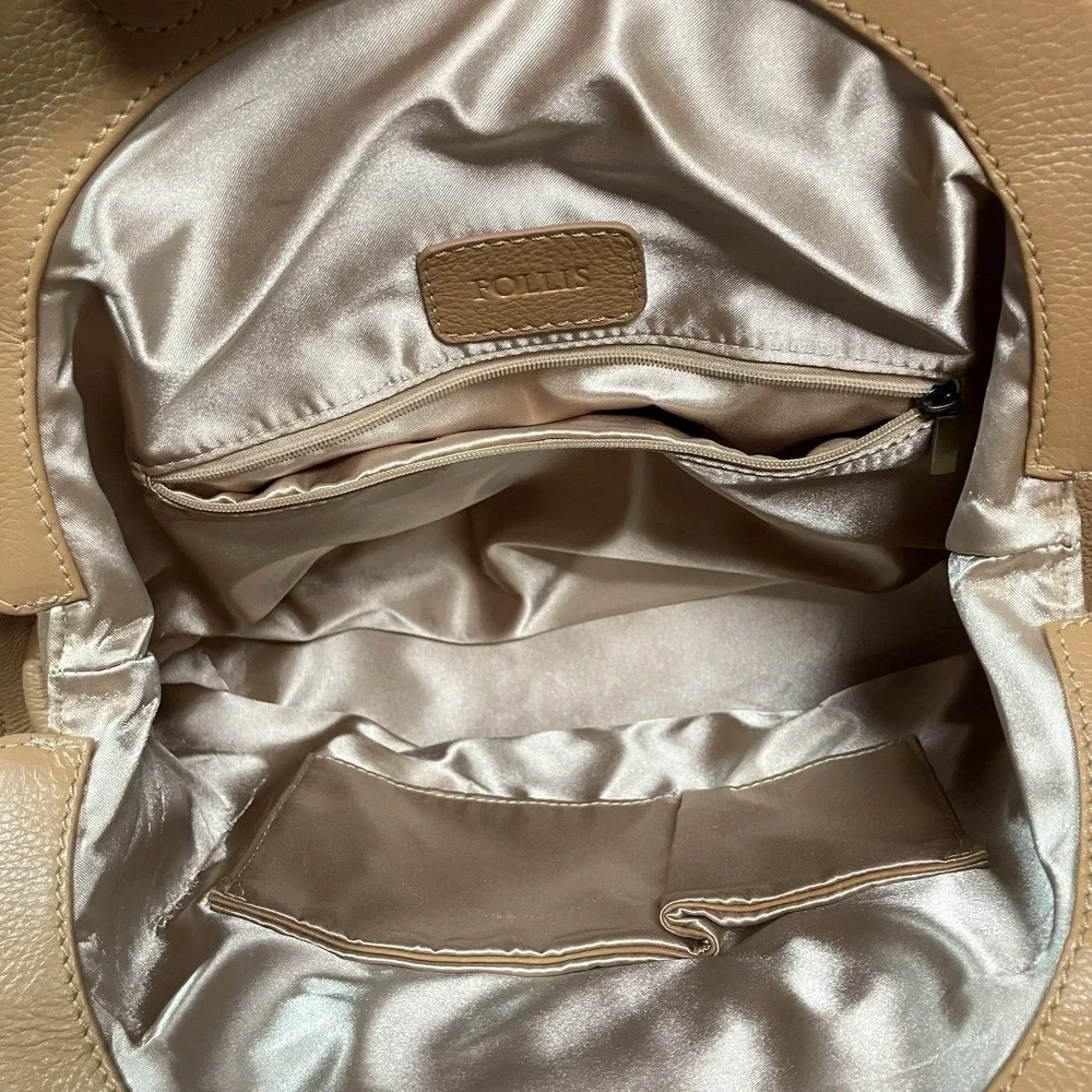 Follis Laced Julia Leather Bag‎ Convertible Backpack Purse InStyle Feature